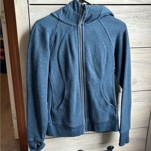 Navy blue Lululemon zip up jacket